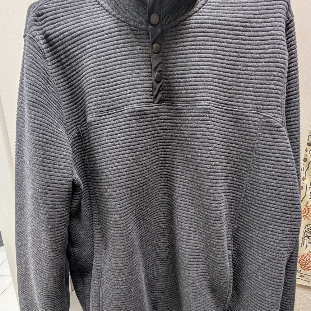 Gerry Weber Gray Zip Up Sweater with Mock Neck